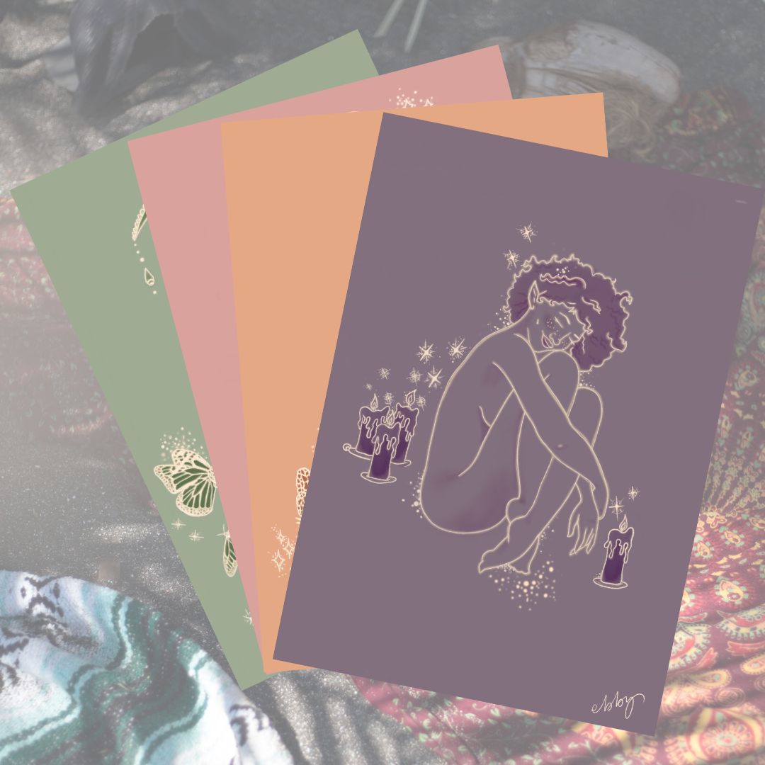 Hand Drawn Cycle Syncing Cheat Sheets - Digital Download